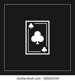 playing card icon. playing card vector illustration