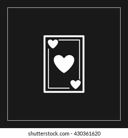 playing card icon. playing card vector illustration