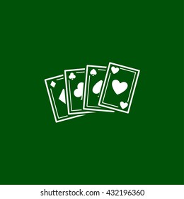 playing card icon. playing card vector illustration