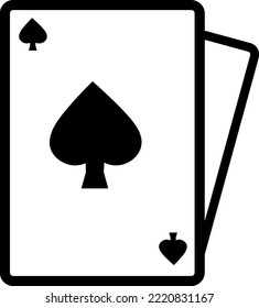 playing card icon vector symbol template on white background..eps