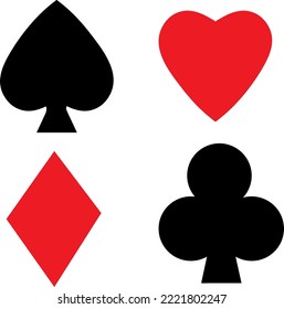 símbolo vectorial del icono de la tarjeta de reproducción en fondo blanco..eps