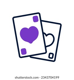 playing card icon for your website, mobile, presentation, and logo design.