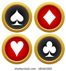 Playing card icons
