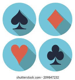 Playing card icons