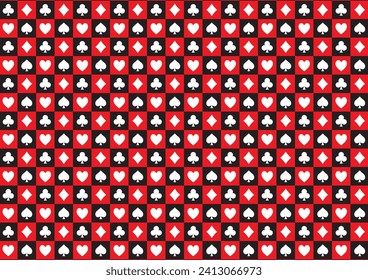 Playing card illustration background material