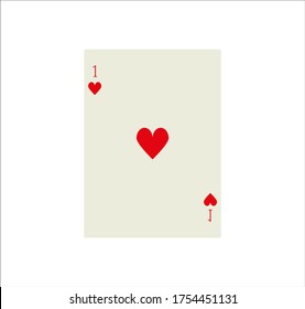 Spielkarte. Illustration für Web- und Mobile-Design.
