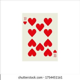 playing card. illustration for web and mobile design.
