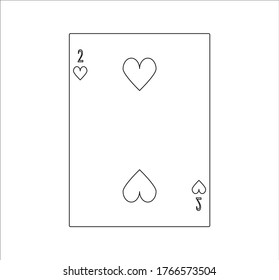 playing card. illustration for web and mobile design.