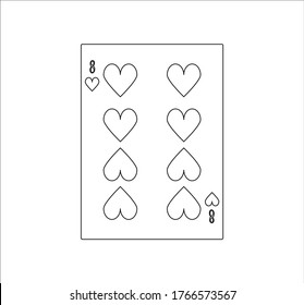 playing card. illustration for web and mobile design.