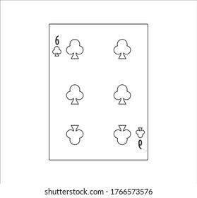playing card. illustration for web and mobile design.