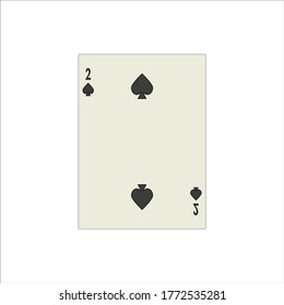 Spielkarte. Illustration für Web- und Mobile-Design.