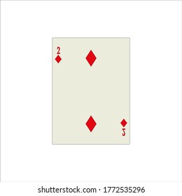 playing card. illustration for web and mobile design.