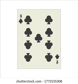 playing card. illustration for web and mobile design.