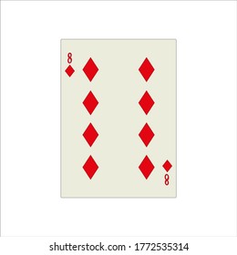 playing card. illustration for web and mobile design.