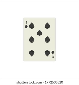 playing card. illustration for web and mobile design.