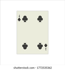 playing card. illustration for web and mobile design.