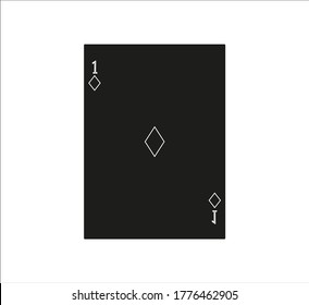 playing card. illustration for web and mobile design.