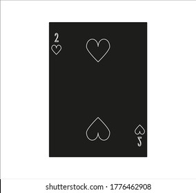 playing card. illustration for web and mobile design.
