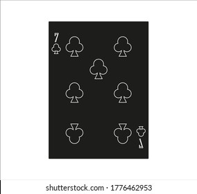 playing card. illustration for web and mobile design.