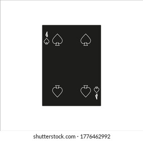 playing card. illustration for web and mobile design.