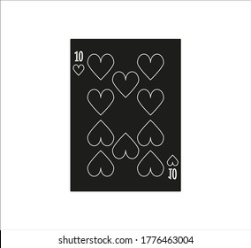 playing card. illustration for web and mobile design.