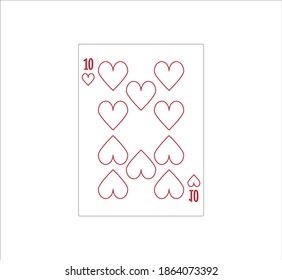 playing card. illustration for web and mobile design.