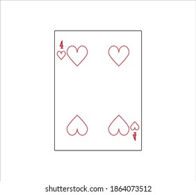 playing card. illustration for web and mobile design.