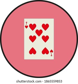 playing card. illustration for web and mobile design.