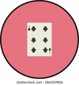 playing card. illustration for web and mobile design.