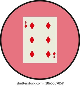playing card. illustration for web and mobile design.