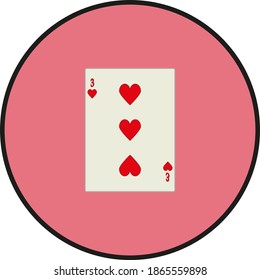 playing card. illustration for web and mobile design.