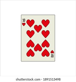 playing card. illustration for web and mobile design.