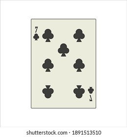 playing card. illustration for web and mobile design.