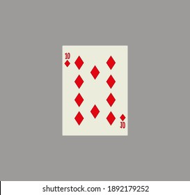 playing card. illustration for web and mobile design.