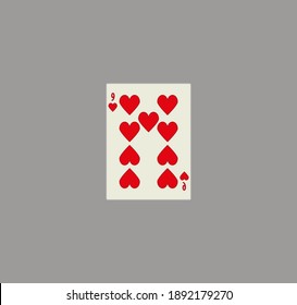 Spielkarte. Illustration für Web- und Mobile-Design.