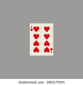 Spielkarte. Illustration für Web- und Mobile-Design.