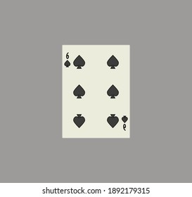 playing card. illustration for web and mobile design.