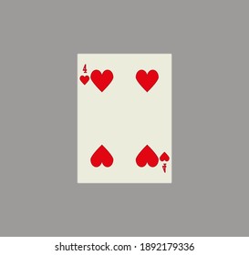playing card. illustration for web and mobile design.