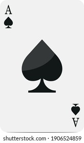 Playing card. Card ishra symbol. Pocker. Casino.