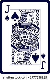 playing card, jack of spades, 