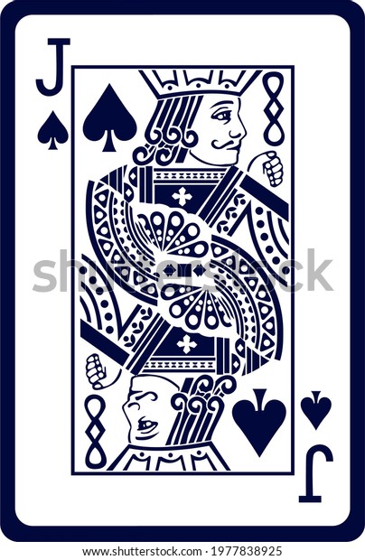 Playing Card Jack Spades Stock Vector (Royalty Free) 1977838925 ...