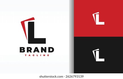 logotipo da letra L da carta de reprodução