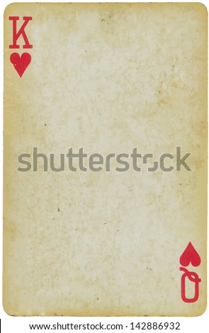 Playing Card - Mixed in with King of Hearts and Queen of Hearts