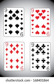 playing card nine