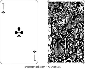 Playing Card pattern print poker