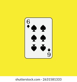 Ilustración de la Plantilla del logotipo del Vector del icono del póker de la tarjeta de juego