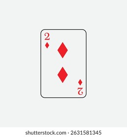 Playing card poker icon vector logo template illustration