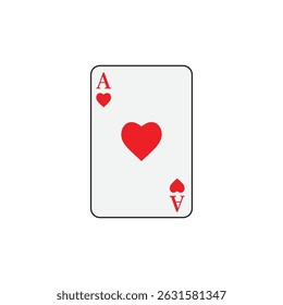 Playing card poker icon vector logo template illustration
