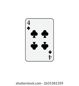 Playing card poker icon vector logo template illustration