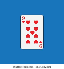 Playing card poker icon vector logo template illustration